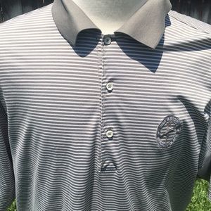Vintage Fairway & Green, polo gray stripes US open